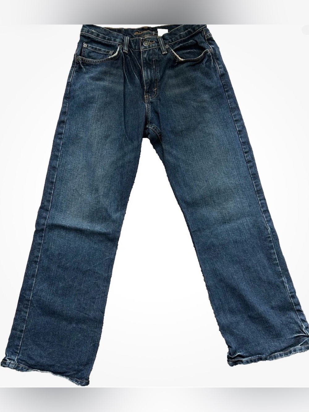 Menโs Y2K 90โs Eddie Bauer Authentic Retro straight leg denim jeans Gorpcore